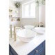Νιπτήρας Μπάνιου Πορσελάνης Ceramita F434 40x40X14cm Επικαθήμενος χωρίς Υπερχείλιση Λευκό Ματ Νιπτήρας Μπάνιου Πορσελάνης Ceramita F434 40x40X14cm Επικαθήμενος χωρίς Υπερχείλιση Λευκό Ματ